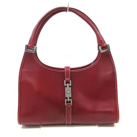 gucci jackie red leather|More.